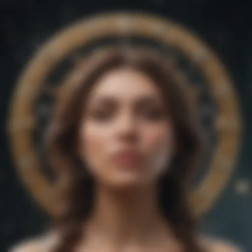 A celestial representation of air signs in astrology