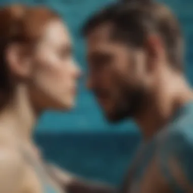 Connection Between Two Aquarians Artistic depiction of two Aquarius individuals connecting