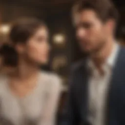 A couple engaging in deep conversation, showcasing effective communication in a relationship.