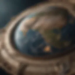 Astrocartography map showcasing planetary influences across different geographical locations