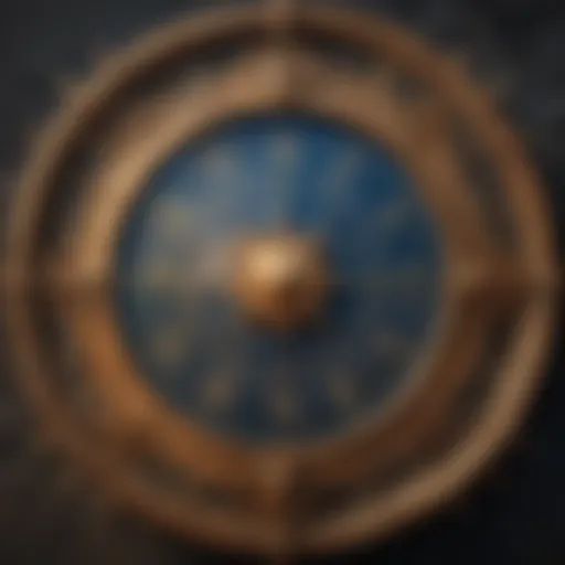 Celestial Chart with Zodiac Signs
