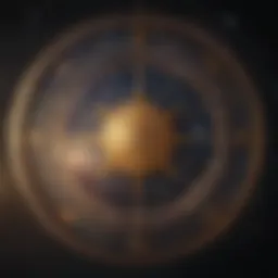 Star chart illustrating zodiac signs and their celestial positions