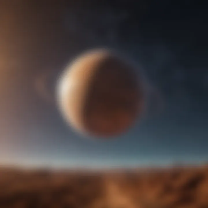 An abstract representation of planetary transits and their effects on life