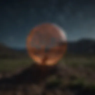 The Connection Between Celestial Bodies and Personal Growth A serene landscape under the night sky filled with stars