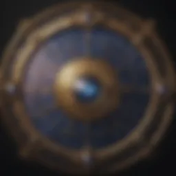 Astrological chart with celestial symbols and planetary positions