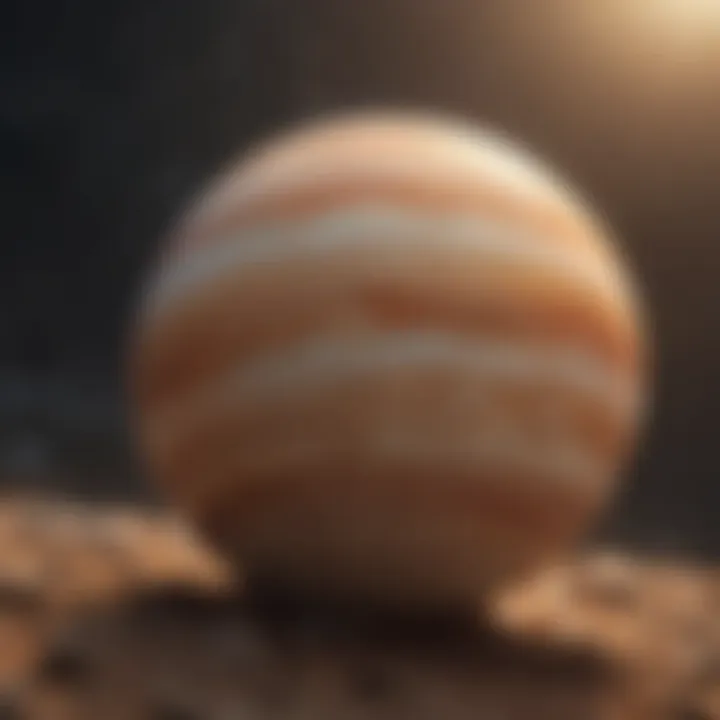Artistic interpretation of Sagittarius ruling planet Jupiter