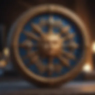 Astrological symbols representing personality traits