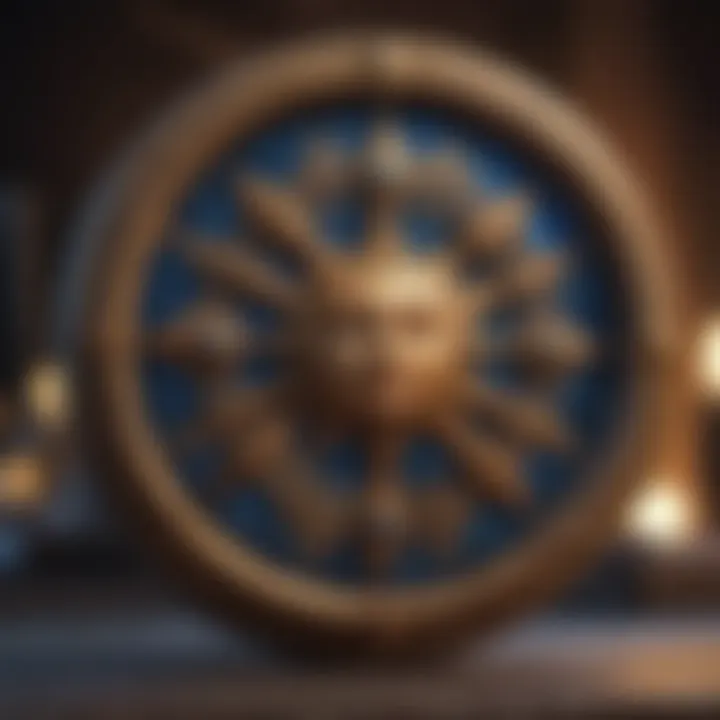 Astrological symbols representing personality traits