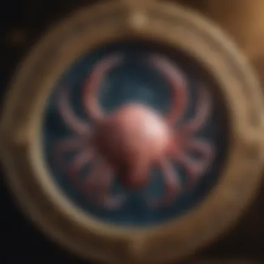 Emblem of Cancer Symbolic representation of the Cancer zodiac sign