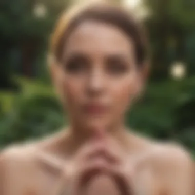 Artistic depiction of Cancer sign in a nurturing environment