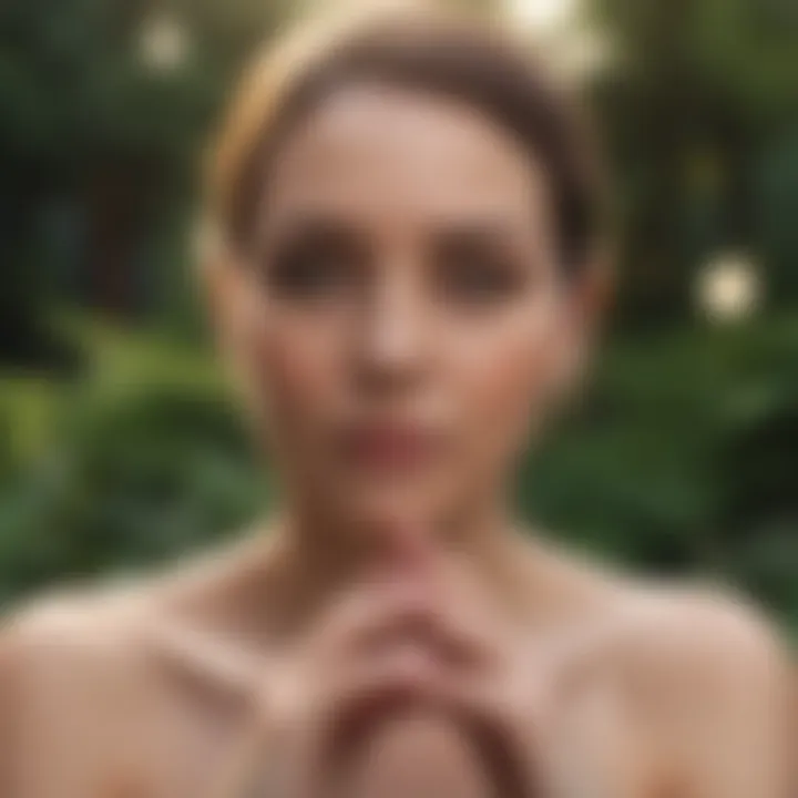 Artistic depiction of Cancer sign in a nurturing environment