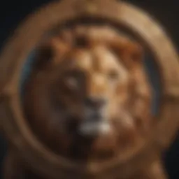 Astrological chart highlighting Leo traits