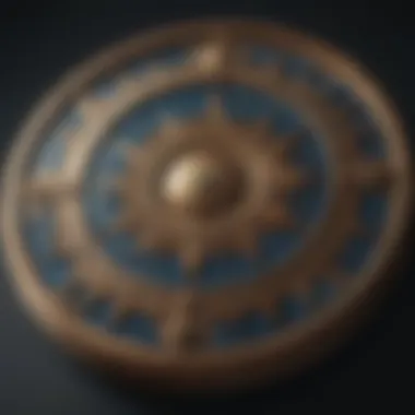 Celestial symbols representing astrology and daily predictions