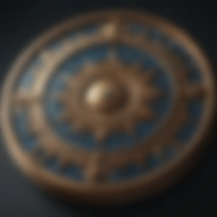 Celestial symbols representing astrology and daily predictions