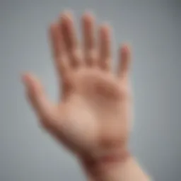Detailed illustration of the life line in palmistry showcasing its path and characteristics