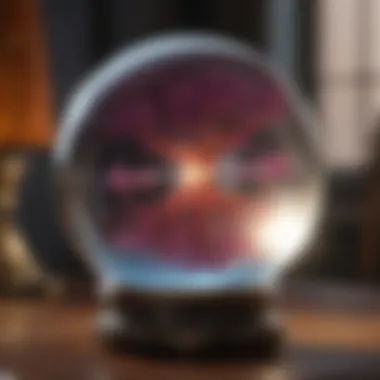 Crystal Ball of Insight and Intuition A luminous crystal ball radiating energy and insight.