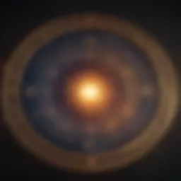 Astrological chart illustrating celestial influences