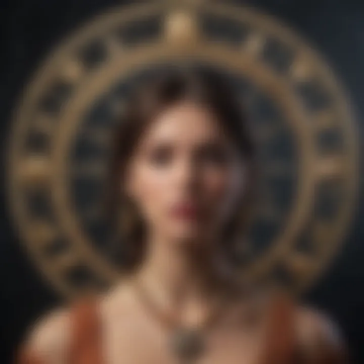 Symbolic representation of the interplay between astrology and psychology