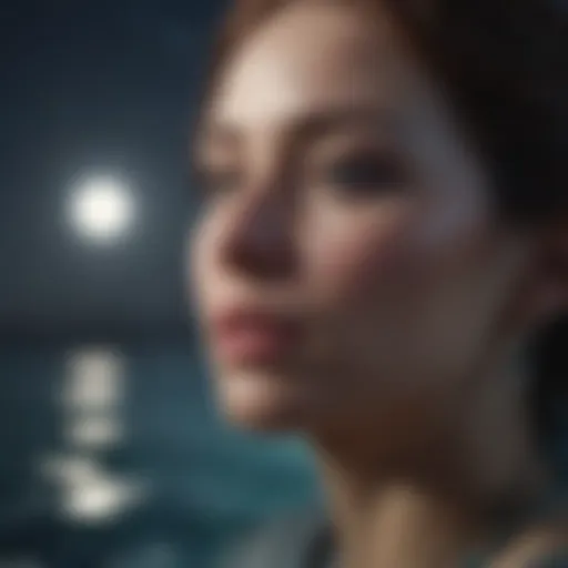 A serene moonlit ocean symbolizing Cancer's emotional depth