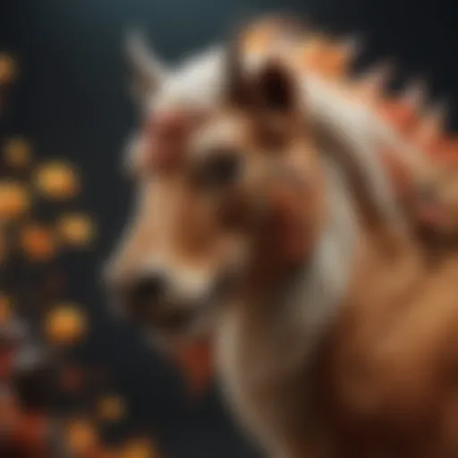Artistic representation of the twelve Chinese zodiac animals.