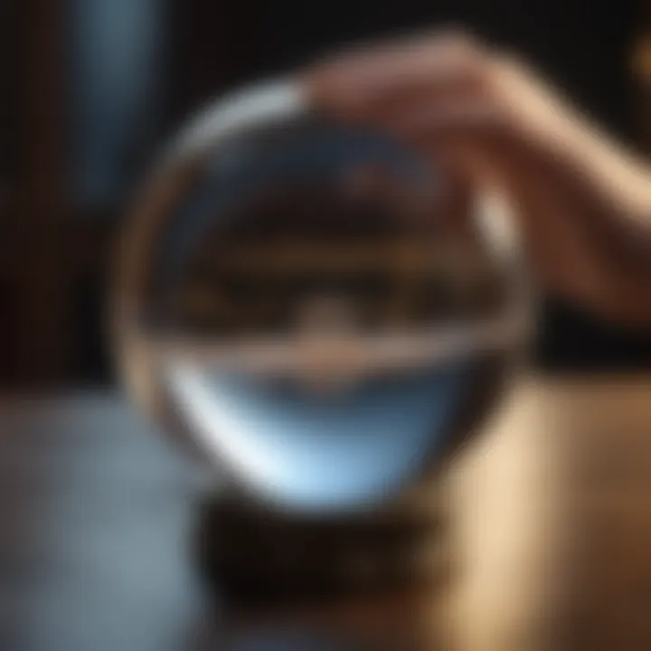 A crystal ball symbolizing foresight and intuition