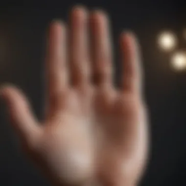 Fertility Indicators in Palmistry Detailed lines on a palm indicating fertility