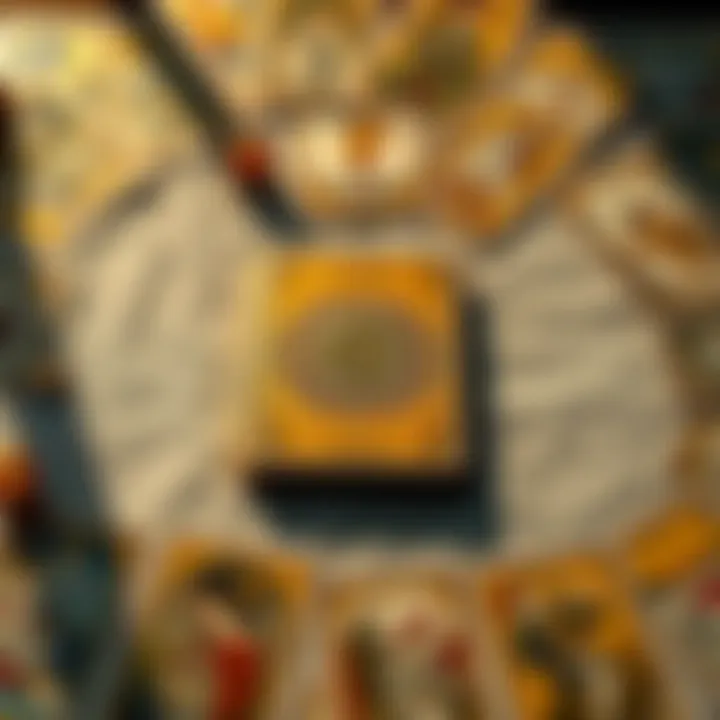 The Intricacies of Tarot Card Layouts The intricate design of a tarot card spread