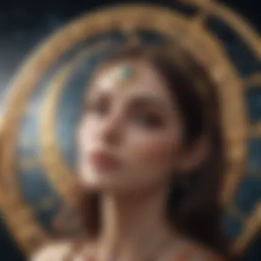 Astrological Influences in the Cosmos Celestial elements representing astrology