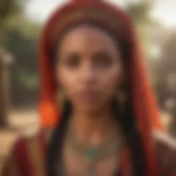 Vibrant representation of Habesha culture and traditions