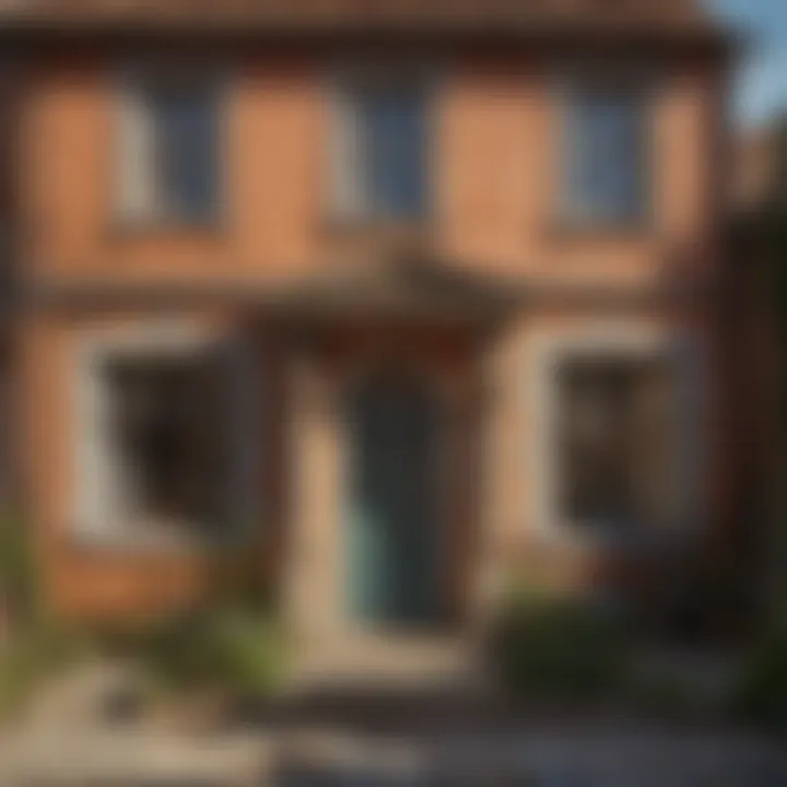Visual representation of houses in horary astrology