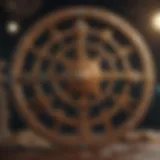 Astrological symbols representing zodiac signs