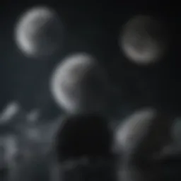 Phases of the Moon throughout the year 2022