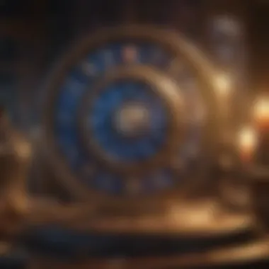 Astrologer interpreting a personalized horoscope