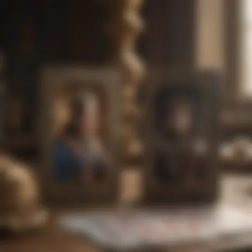 A visual comparison of tarot cards and playing cards side by side, highlighting their symbolic connections.