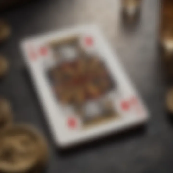 An artistic representation of the four suits of playing cards, each integrating tarot symbolism.