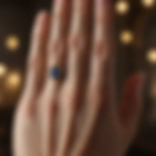 A detailed palm showing the major lines and mounts