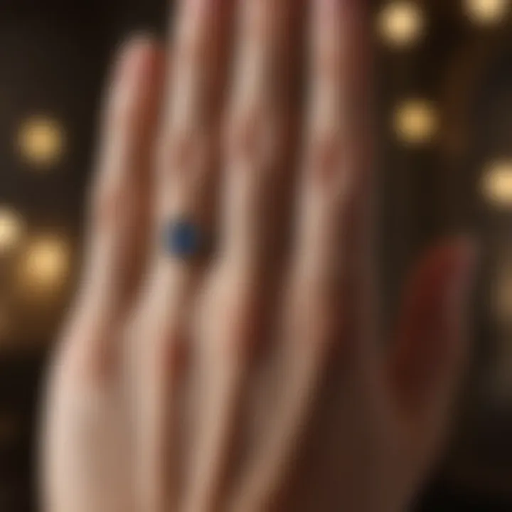 A detailed palm showing the major lines and mounts