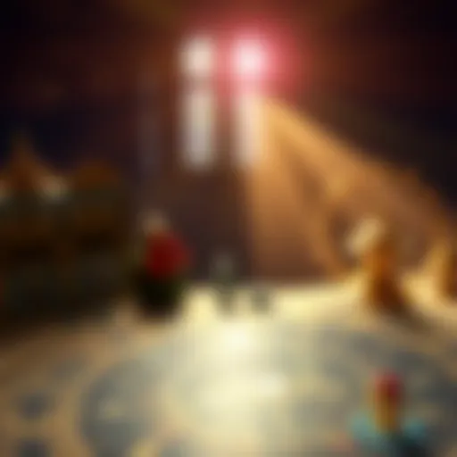 Astrology chart with cosmic symbols