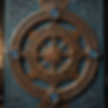 Intricate Knotwork in Celtic Tarot A beautifully designed Celtic Tarot card featuring intricate knotwork and symbolism.