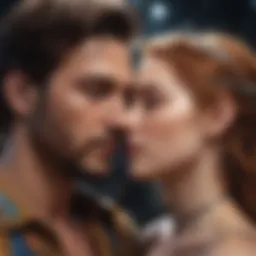 Celestial connections representing soulmates