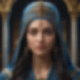 The High Priestess tarot card featuring a mysterious figure and symbols of intuition