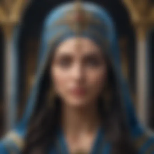 The High Priestess tarot card featuring a mysterious figure and symbols of intuition