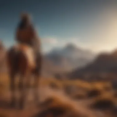 Adventurous Sagittarius Horizon A vibrant depiction of Sagittarius exploring new horizons.
