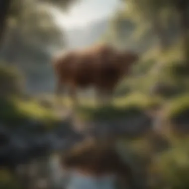 Grounded Taurus Landscape A serene landscape representing the grounded nature of Taurus.