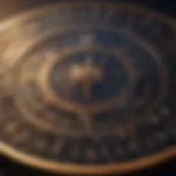 Celestial chart representing astrological insights