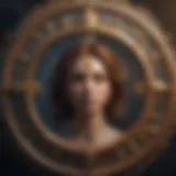 Astrological symbols representing zodiac signs