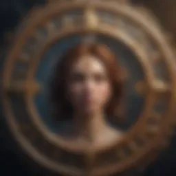 Astrological symbols representing zodiac signs