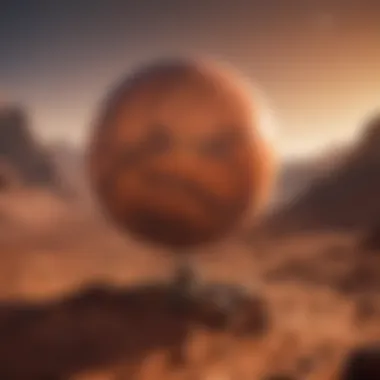 An artistic representation of Mars in astrological charts highlighting its significance.
