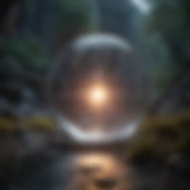 Ethereal Connections An ethereal landscape representing psychic connections