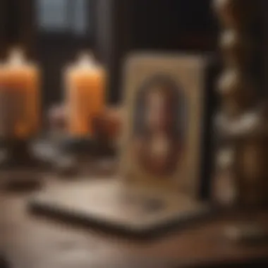 Using Guidebooks to Enhance Tarot Readings An open tarot guidebook alongside a three card spread